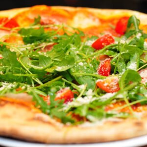 Pizza à la roquette