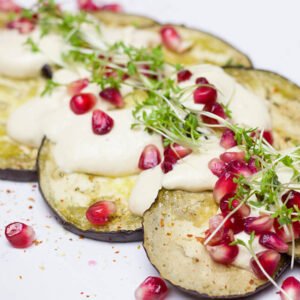 Aubergine à la grenade